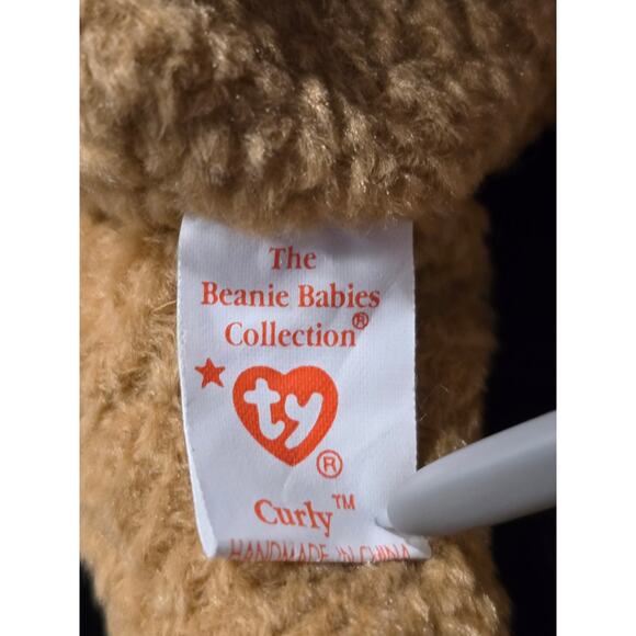 Ty beanie Baby Set of 3 Curley, Groovy, and Wallace EUC - Picture 7 of 16